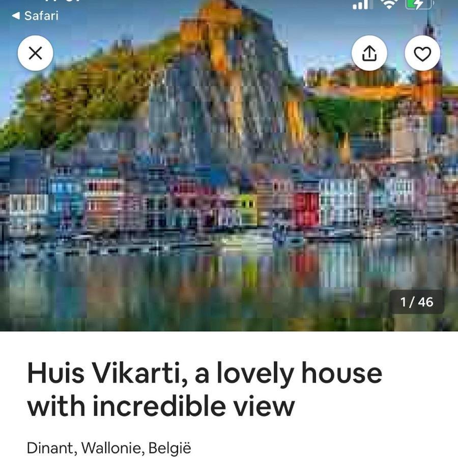 Vikarti Stay, A Lovely House With Incredible View Dinant Dış mekan fotoğraf